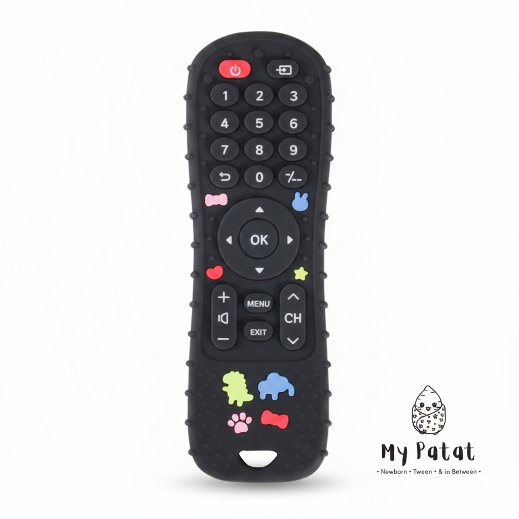 Silicone Remote Control Teething Toy – Sensory Baby Chew