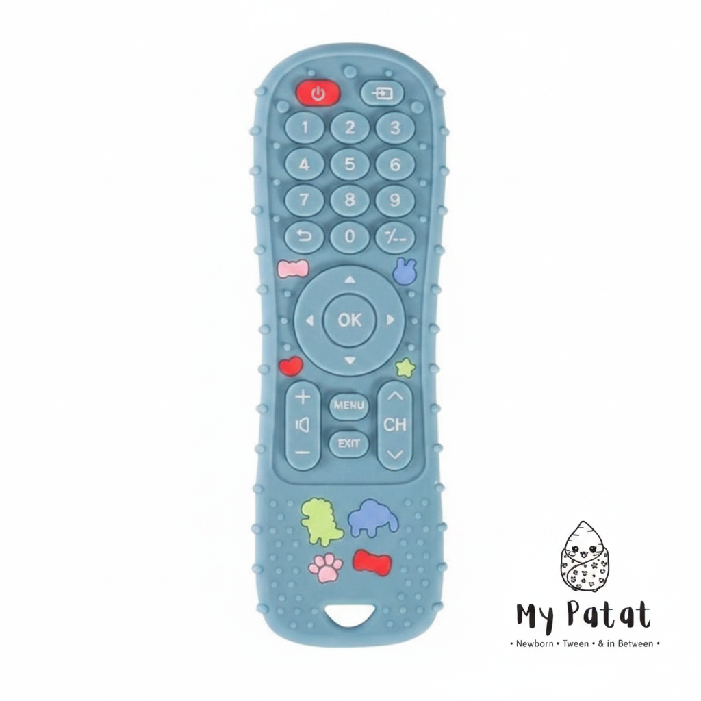 Silicone Remote Control Teething Toy – Sensory Baby Chew