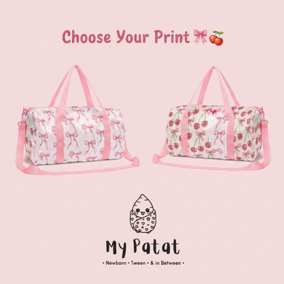 So Cute – Bow & Cherry Travel Bag