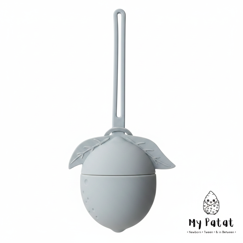 Grey blue silicone dummy pod case