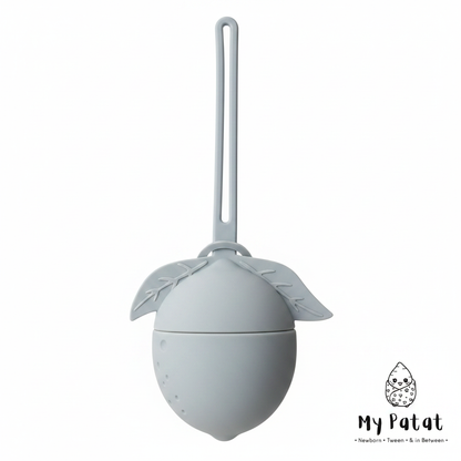 Grey blue silicone dummy pod case