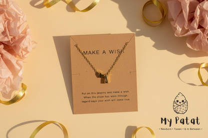 Make a Wish Necklace - My Patat hero banner warm cream background