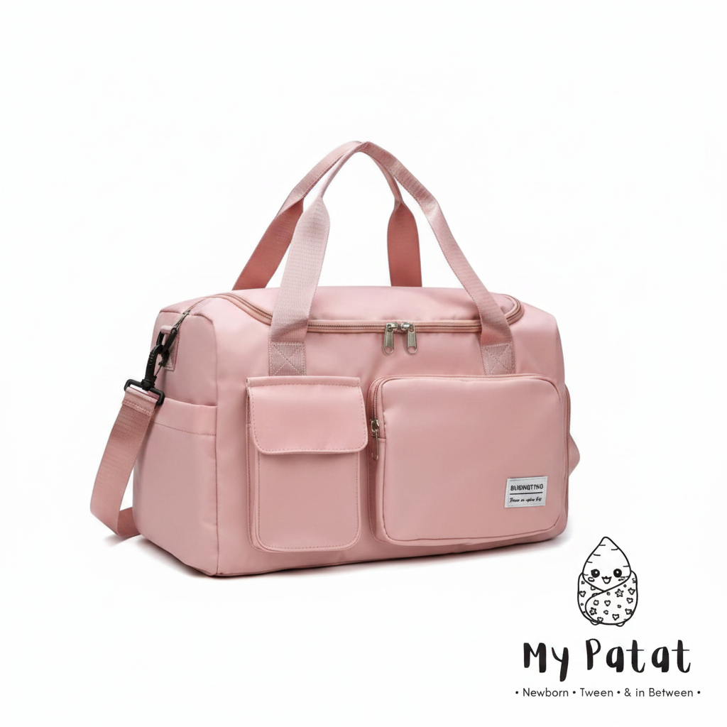 Pink Tween Duffle Bag with My Patat logo