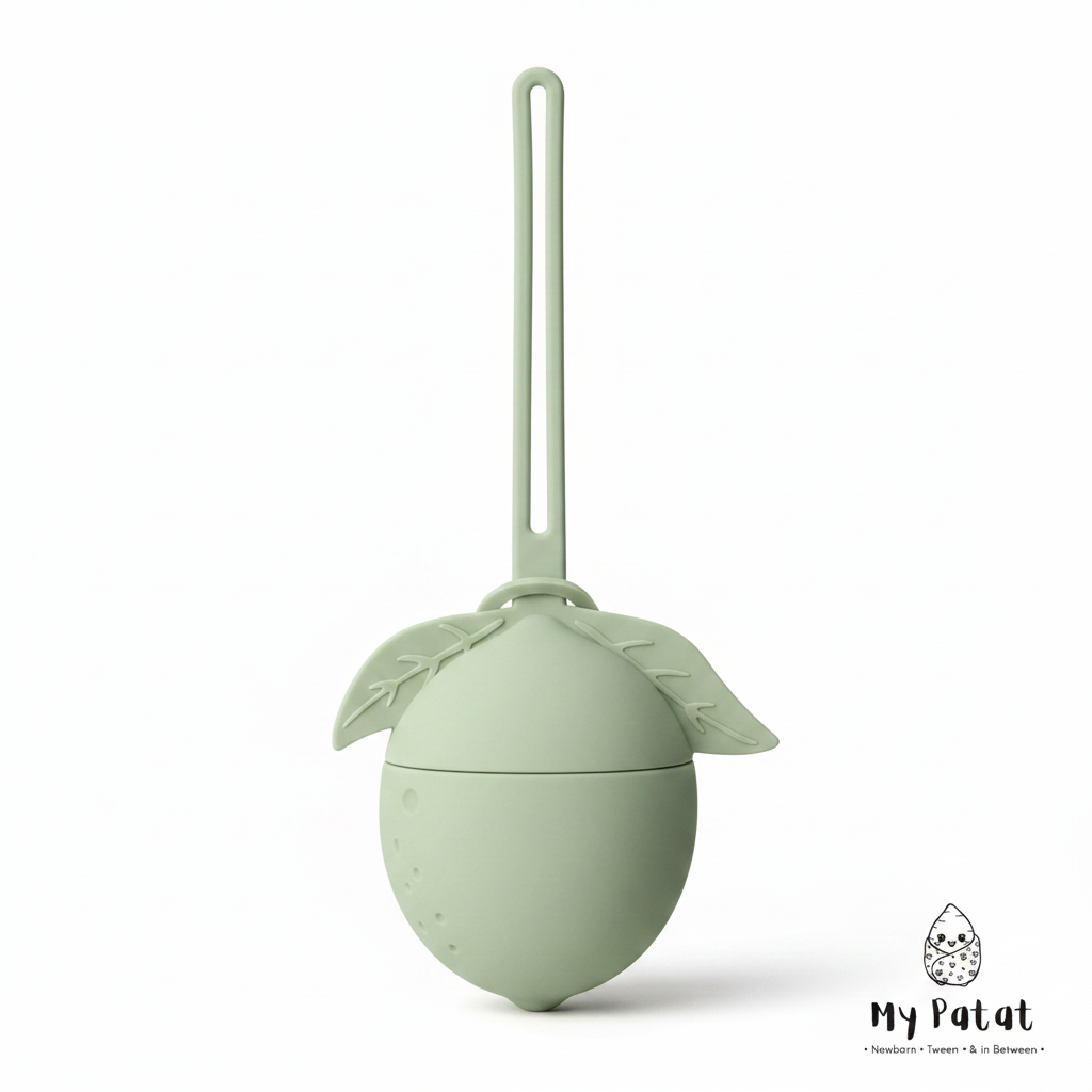 Sage green silicone dummy pod case