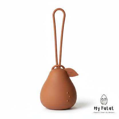 Terracotta silicone pear dummy holder