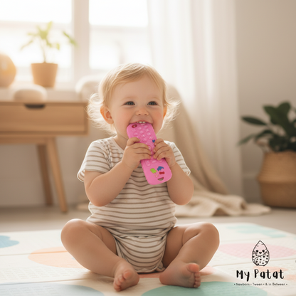 Silicone Remote Control Teething Toy – Sensory Baby Chew