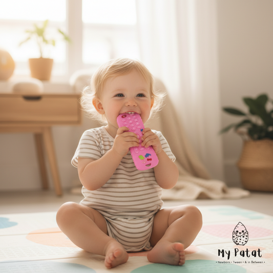 Silicone Remote Control Teething Toy – Sensory Baby Chew