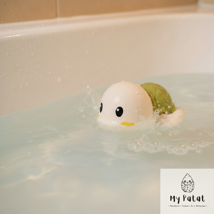Wind-Up Swimming Bath Toys – Crab, Penguin & Turtle