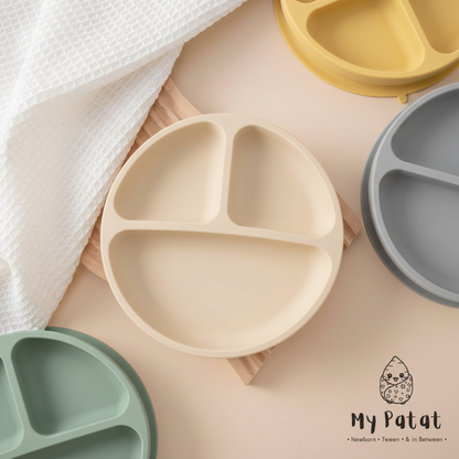 Silicone Divided Suction Plate – Baby & Toddler Feeding