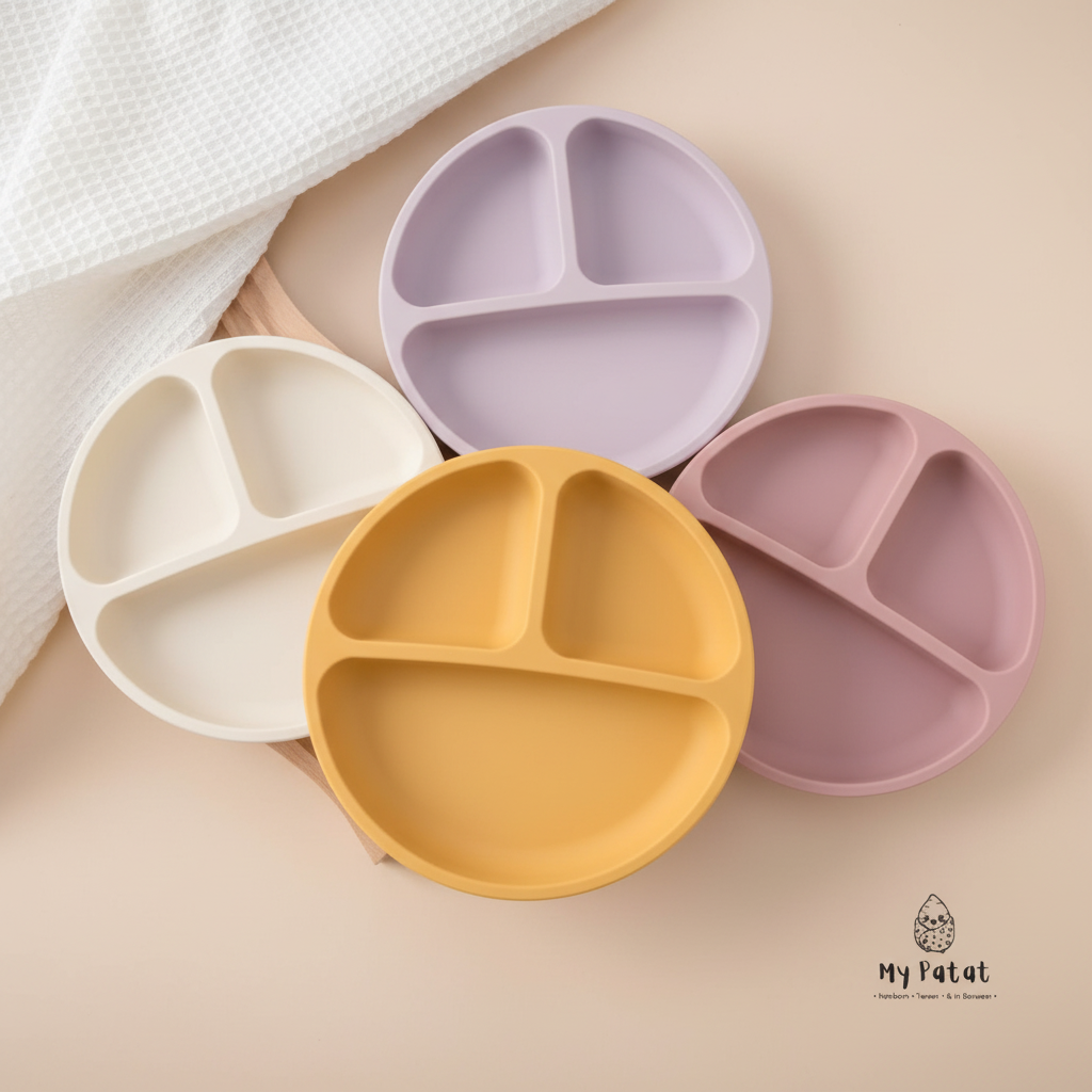 Silicone Divided Suction Plate – Baby & Toddler Feeding