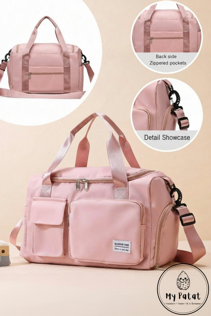 Colour Block Travel Bag – 4 Colour Options