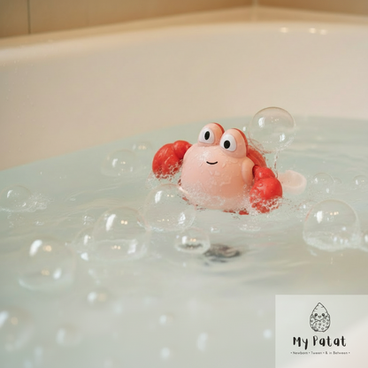 Wind-Up Swimming Bath Toys – Crab, Penguin & Turtle
