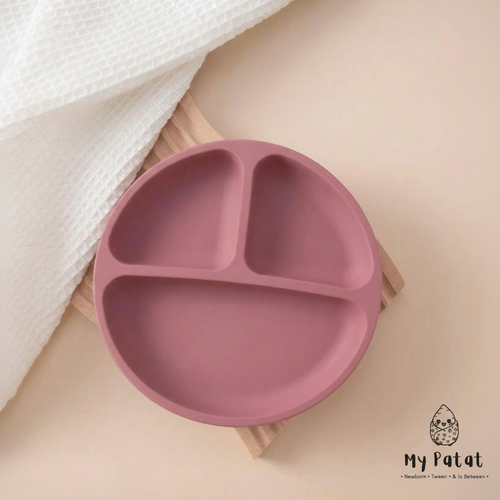 Silicone Divided Suction Plate – Baby & Toddler Feeding