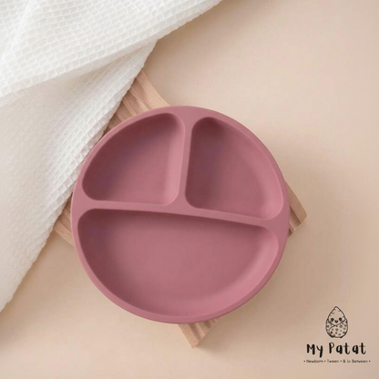 Silicone Divided Suction Plate – Baby & Toddler Feeding