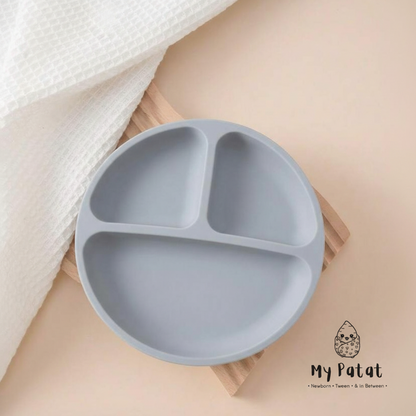 Silicone Divided Suction Plate – Baby & Toddler Feeding