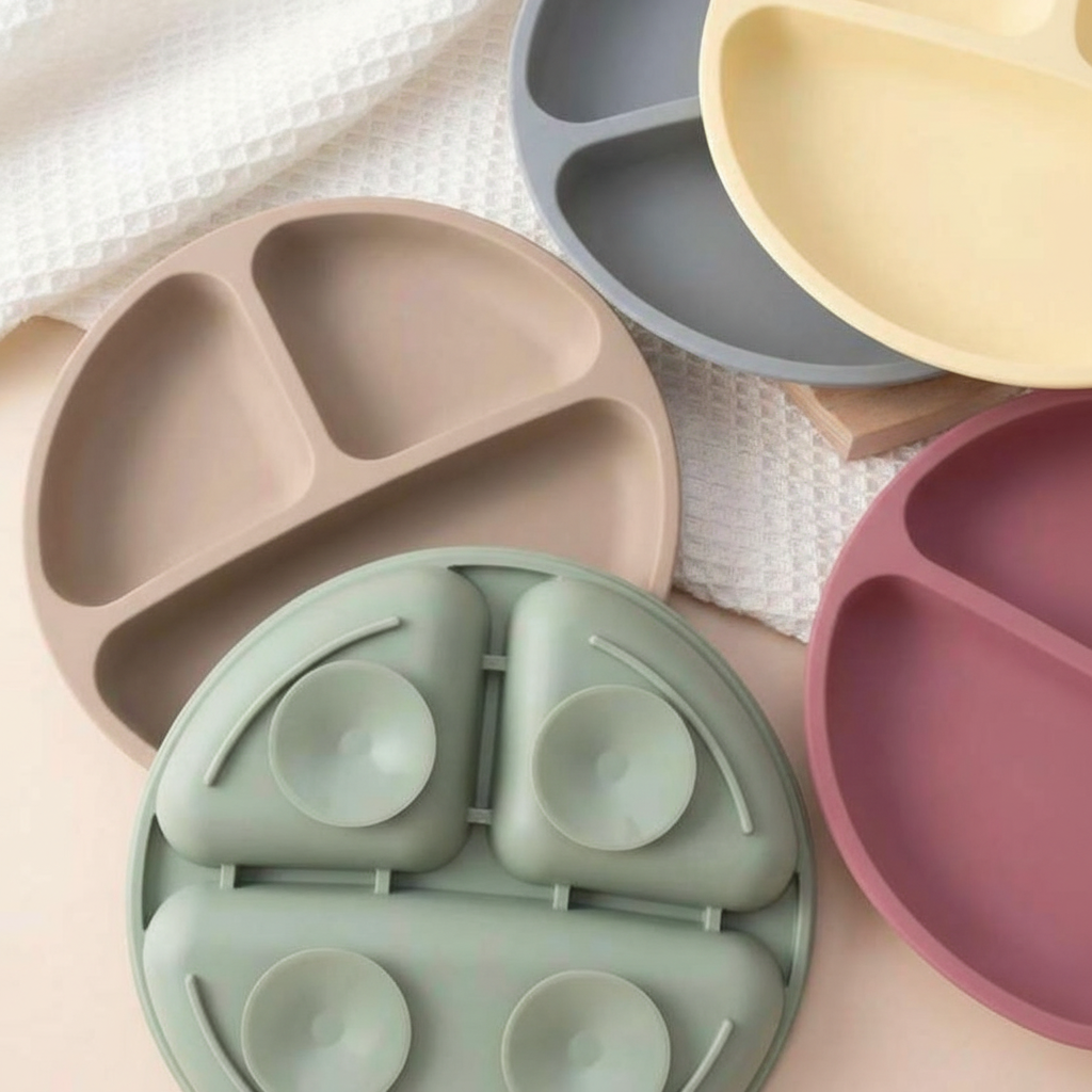Silicone Divided Suction Plate – Baby & Toddler Feeding