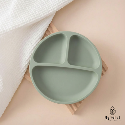 Silicone Divided Suction Plate – Baby & Toddler Feeding